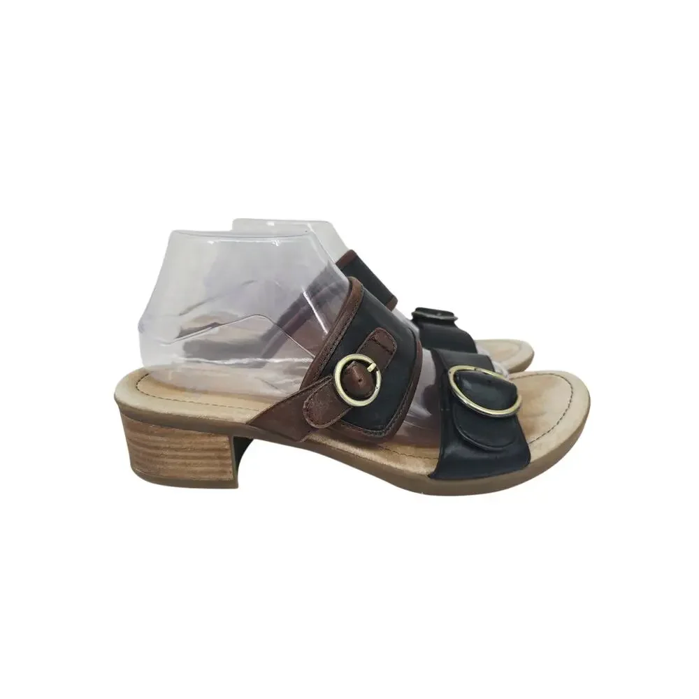 Dansko 2-Strap Heeled Sandals Black EU 41